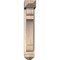 Ekena Millwork Olympic Arts and Crafts Smooth Bracket w/ Offset Brace, Douglas Fir, 5 1/2"W x 18"D x 30"H BKT0604X18X30OLY03SDF - alternate 4